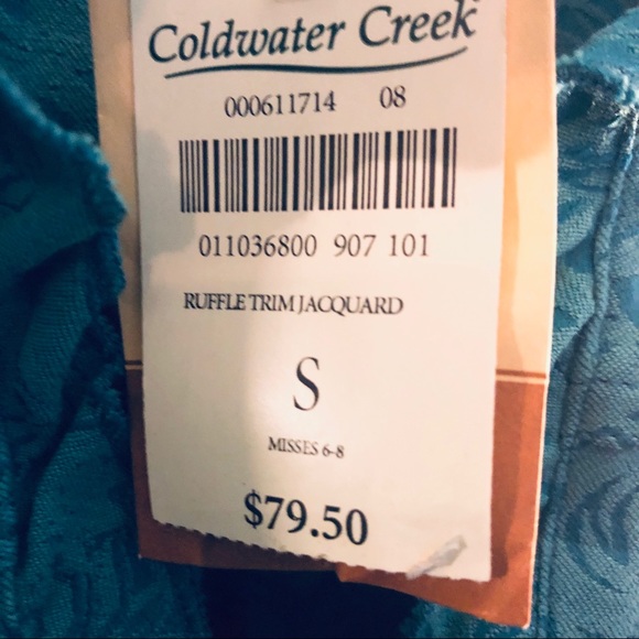 SALE!!! Coldwater Creek Jacquard Jacket - Picture 7 of 7
